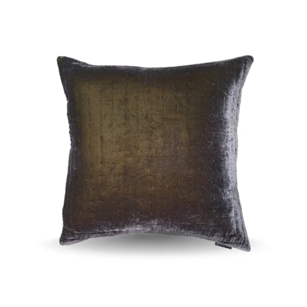 Bedtime Collecton Silkevelour putetrekk Dark Grey 60x60 cm