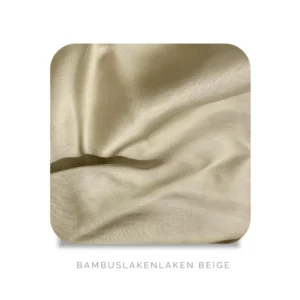 Bedtime Collection bambus laken swatch beige