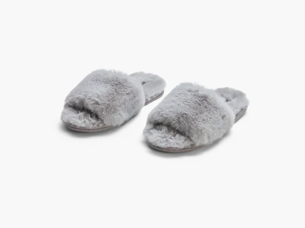 Fuskepels Slippers grå Carpe Diem Beds