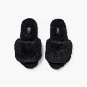 Saueskinn Slippers sort Carpe Diem Beds