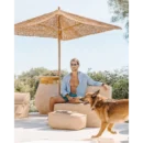 Solstol beige + parasol MX-Home miljø