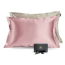 Silke putetrekk dus rosa og champagne 50x70 cm Bedtime Collection