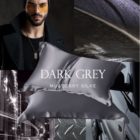 Dark grey silke kollage