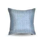 Bedtime Collecton Silkevelour putetrekk Oxford Blue 60x60 cm blå bakside