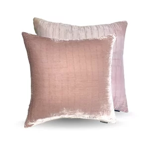 Bedtime Collecton Silkevelour putetrekk Pink Blush 60x60 cm rosa