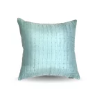 Bedtime Collecton Silkevelour putetrekk Turquoise 60x60 cm turkis bakside