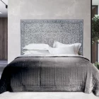 BedtimeCollection Silkevelour Sengeteppe Soft Grey grå - M3