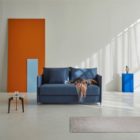 Luoma-Sofa-Bed-liten blå sovesofa Innovation Living
