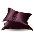 Bedtime Collection silke putevar mørk lilla aubergin